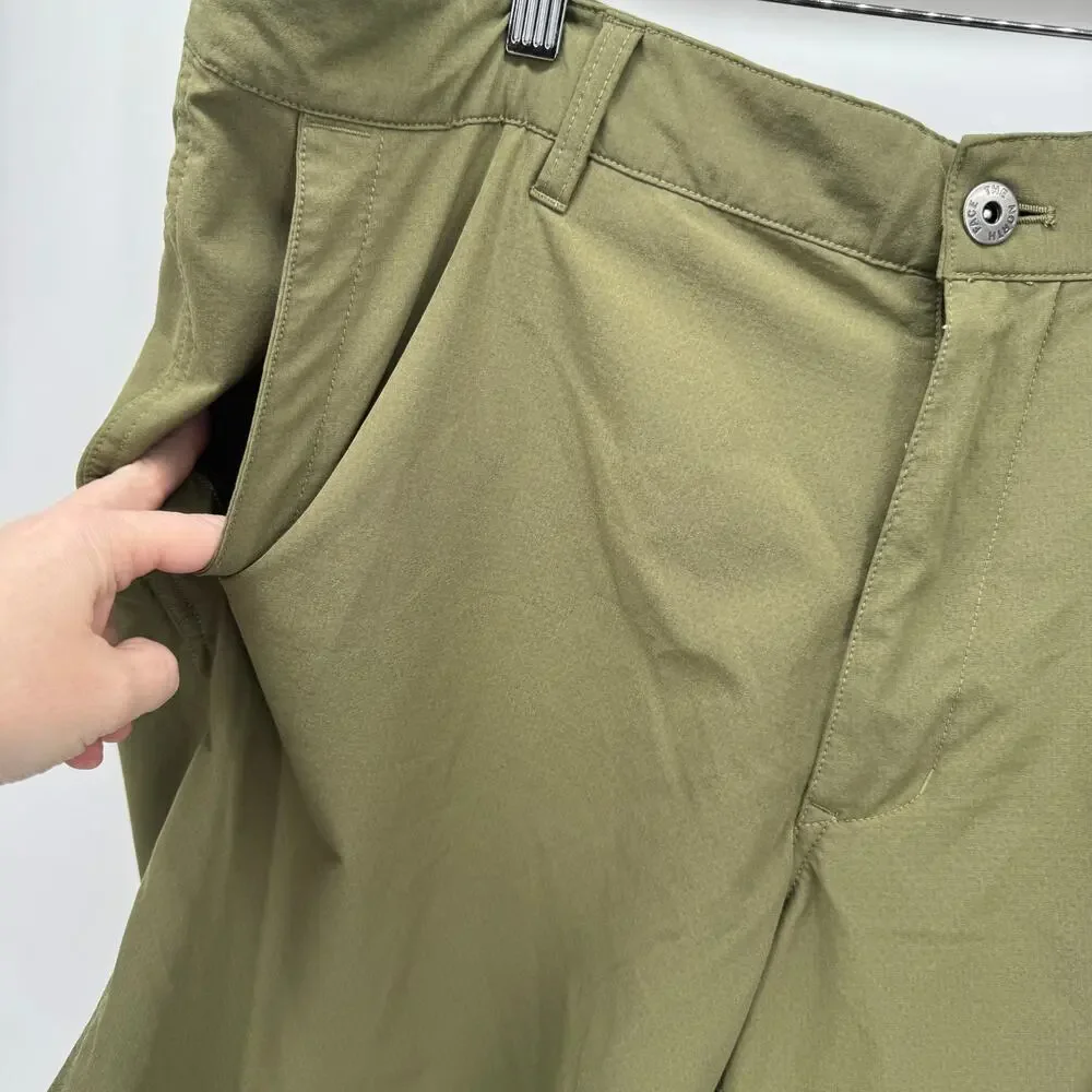 The North Face Shorts Mens 40 (40x9 ACTUAL) Olive‎ Green Rolling Sun Gorpcore